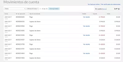 Mercadopago hace operaciones no iniciadas por vos en tu cuenta personal