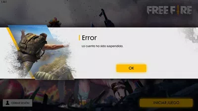 Cuenta suspendida