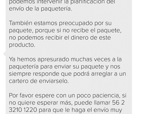 No quieren enviarme el producto ni devolverme el dinero  necesito ayuda