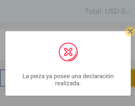 No me deja pagar por un error de ustedes