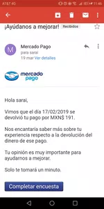 Mercado Pago Reembolso