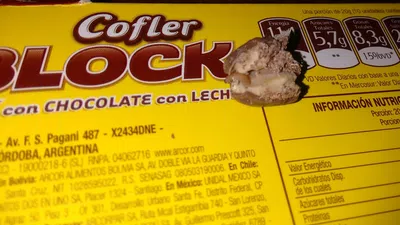 Gusanos en el maní con chocolate