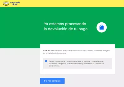 Quiero mi dinero o el producto que compré por mercado libre