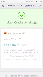 Me cobran pagos que fueron rechazado