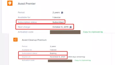Problemas para cancelar el servicio avast premier