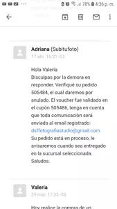 Me estoy sintiendo estafada, quiero mis fotos , las que ya pague!!!