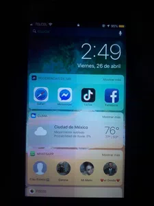 Pantalla del phone