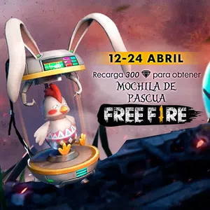 Recargue diamantes para la promoción de la mochila de pascua la cual no me llego