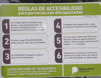 Retencion arbitraria de pasajes para discapacidad
