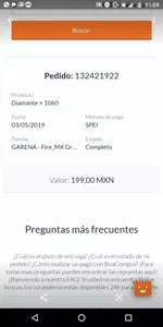 Estafa con la recarga de 1064 diamantes freefire