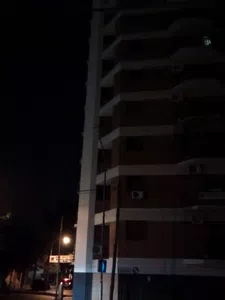 Luz de alumbrado apagada hace 4 meses y otra tapada por los arboles