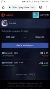 Emote no llego