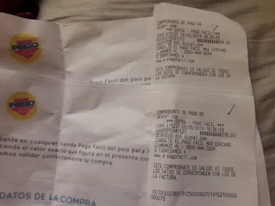 No me llego  la mensual ni semanal q pague ayer
