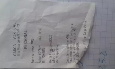 No me llega mi recarga de 200 pesos en personal