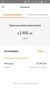 Pendiente a pagar