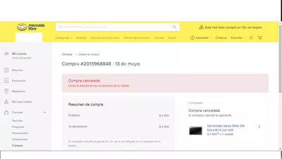Que cancelen el cobro en la tarjeta