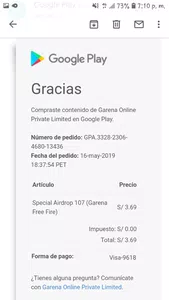 Compré airdrop especial y cuando quiero reclamar lo que. compré me da error de r
