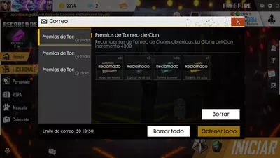 Recargue diamantes mediante id pero no me llego