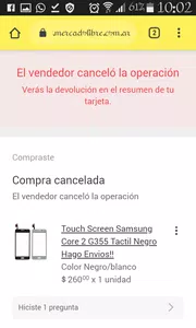 Reclamo de reintegro de dinero