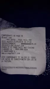 No resibi el producti