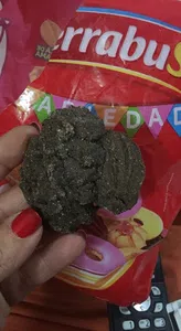 Pedazo de masa de chocolate