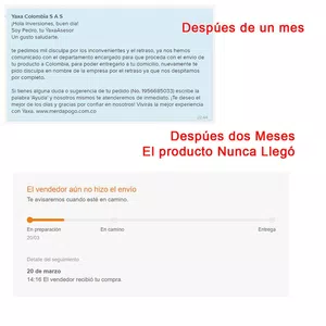 No se me entrego el producto