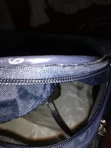 Rotura y suciedad en la valija