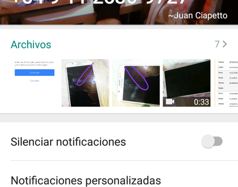 Celular pantalla rota por el envío correo argentino