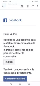 Quiero que me cambie mi cuenta a otro facebook para poder solicitar mi cuenta