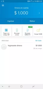 No me aparece la opcion de "invertir" en la aplicacion mercado pago