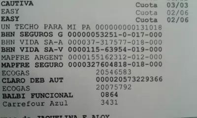 La baja a techo en mi resumen.de banco hipotecario