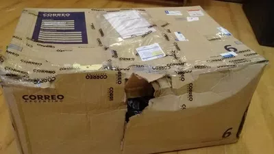 Caja rota y. faltantes