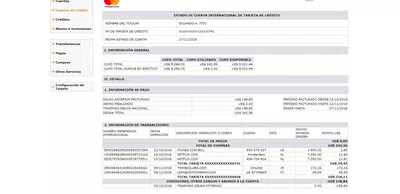 Devolución dinero