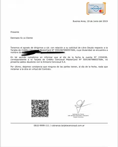 No soy deudora