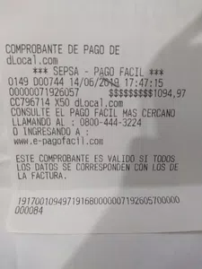 No se acredita un pago realizado