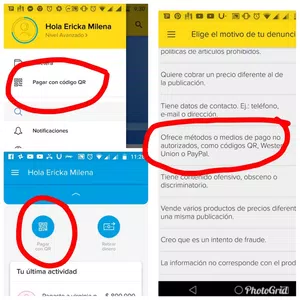 Me estafaron por inconsistencias de mercado libre