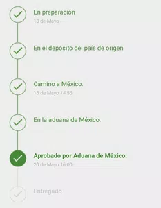 No me a llegado mi pedido
