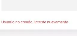 Problema registro en portal de envios internacionales