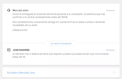Liberar mi pago por que ya paso el tiempo de mercado libre