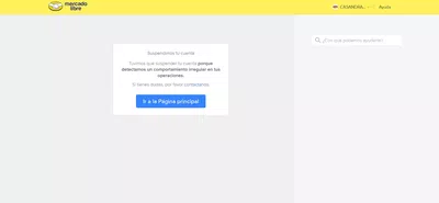 Suspension de cuenta por comportamiento irregular?