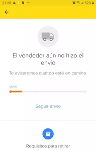 El vendedor no hizo el envió