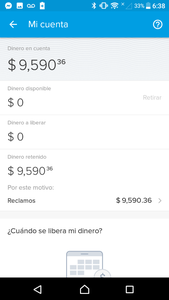 Suspensión y robo de mi dinero