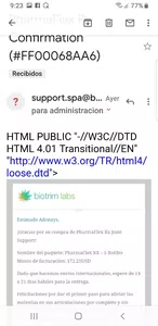 No me ha llegado el pedido