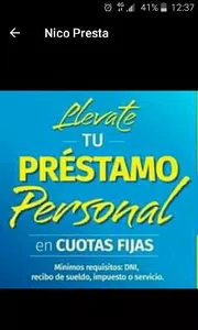 Préstamo no recibido