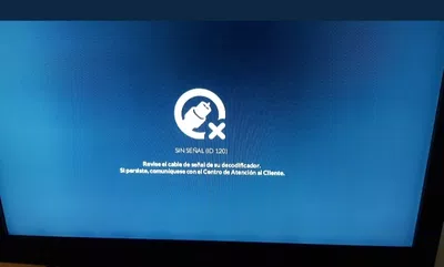 Sin señal de cable