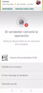 Me canceló la compra el vendedor