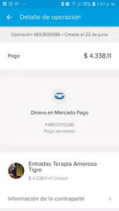 Devolución de entradas, reintegro de dinero