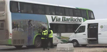 El colectivo (via bariloche) no termino el viaje