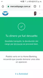No me devolvieron mi dinero