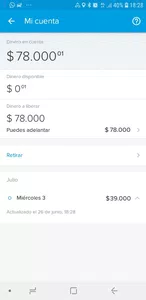No me acreditan mia cobros